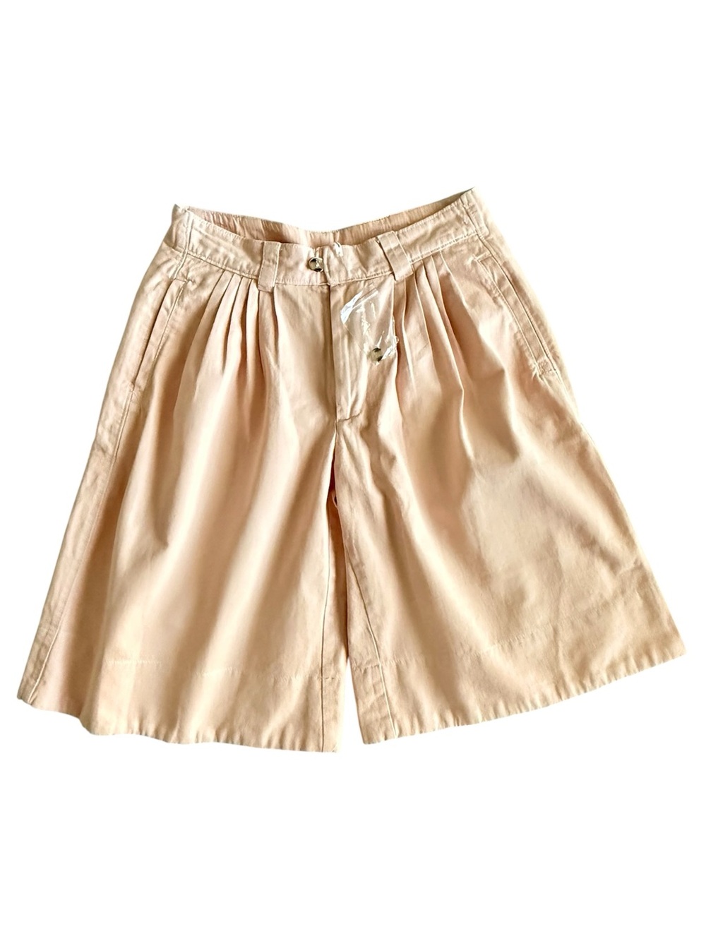New! Free People Sadie A-Line Long Pleated Peach Blush Shorts size 4 - Picture 5 of 7